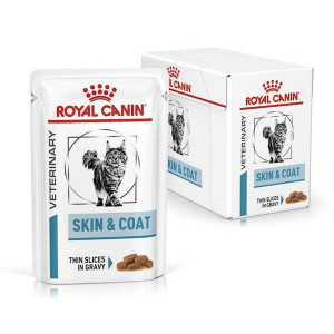 ROYAL CANIN VHN CAT SKIN COAT GRAVY konservi kaķiem 85g